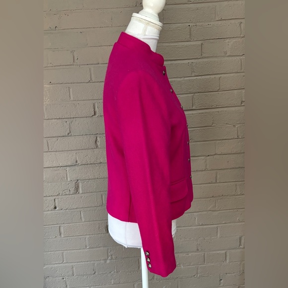 Vintage Magenta Wool blend jacket - Picture 4 of 14